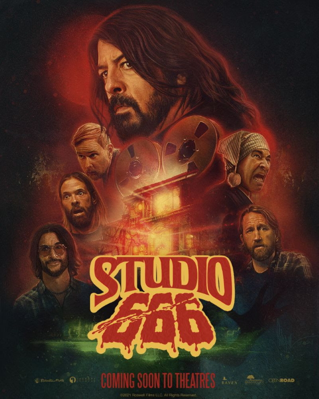 Poster filme foo fighters Studio 666