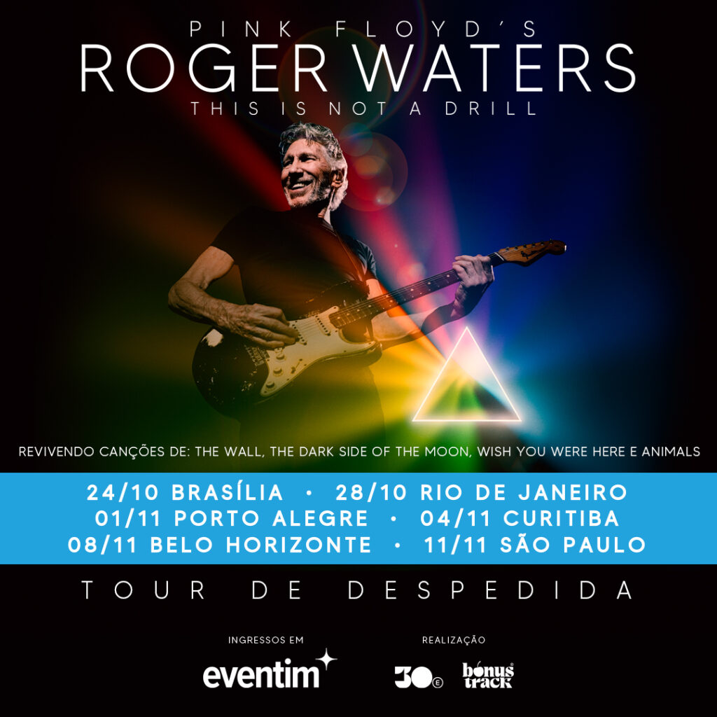 Roger Waters traz sua turnê de despedida para o Brasil Todo Dia um Rock