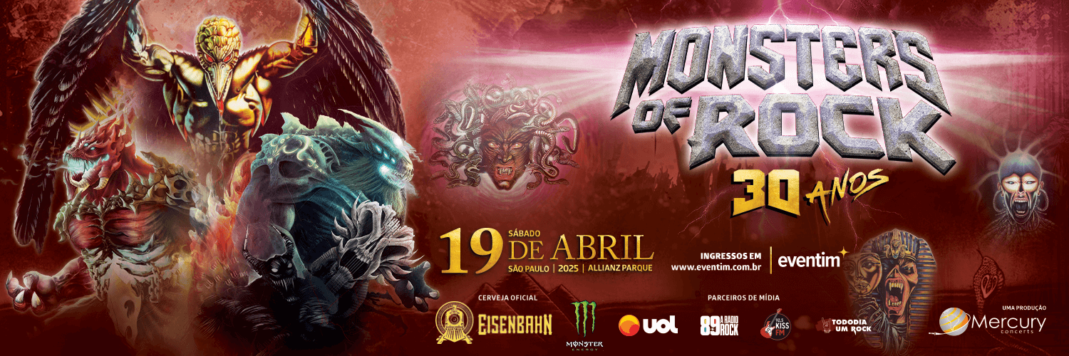 Banner monsters of rock horizontal