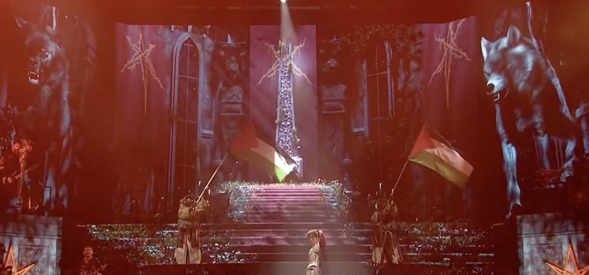 BMTH Reading Festival Palestine Flag
