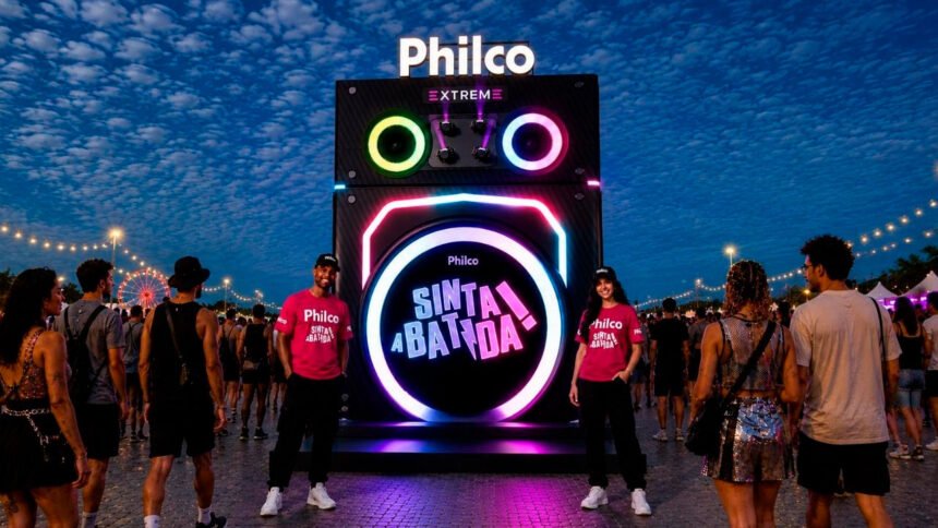 Philco terá caixa de som gigante no Rock in Rio 2026