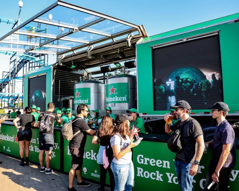 Heineken terá mais de 700 mil litros de chope no Rock in Rio 2026