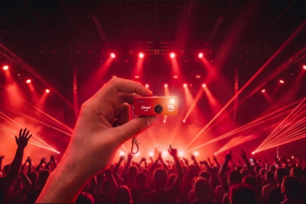 Rock in Rio 2026: veja como ganhar a mini câmera do iFood e Itaú