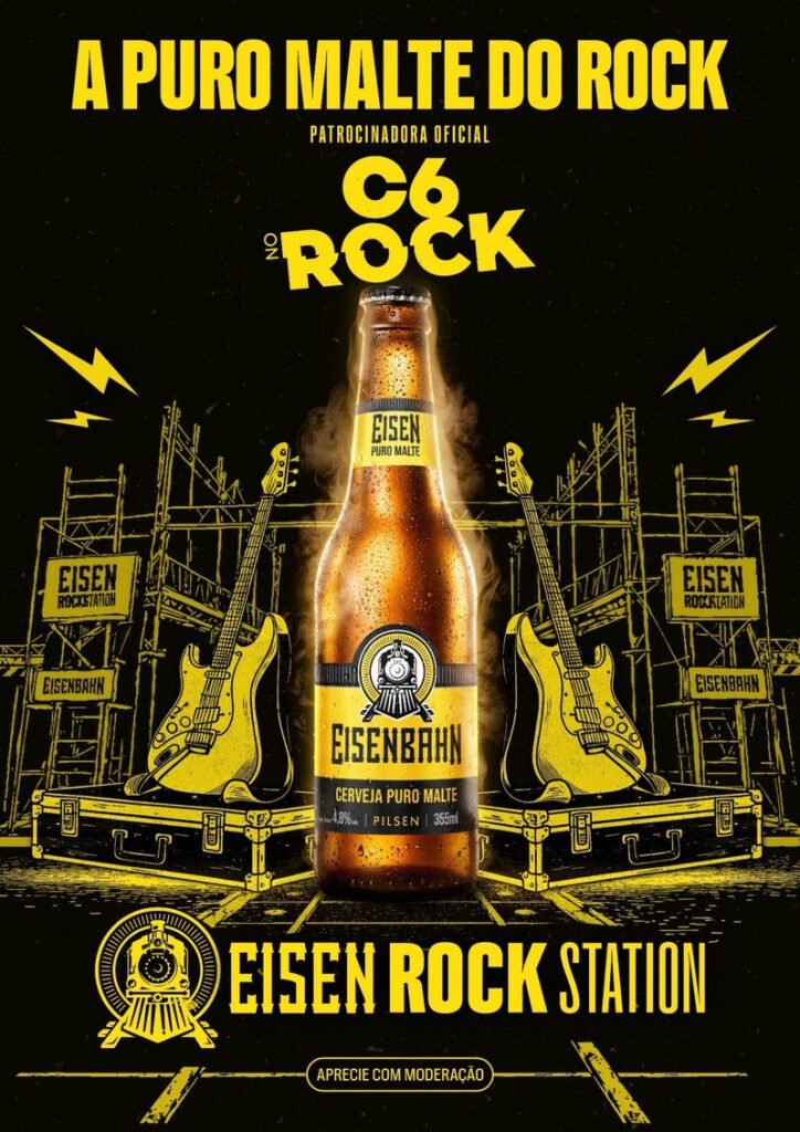 Eisenbahn patrocina primeira edição do C6 no Rock em São Paulo