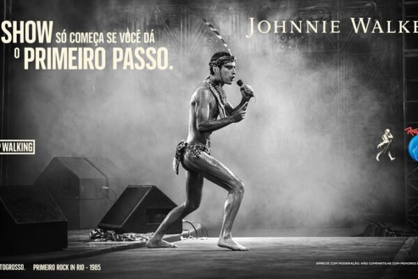 Johnnie Walker homenageia primeiro passo de Ney Matogrosso no Rock in Rio