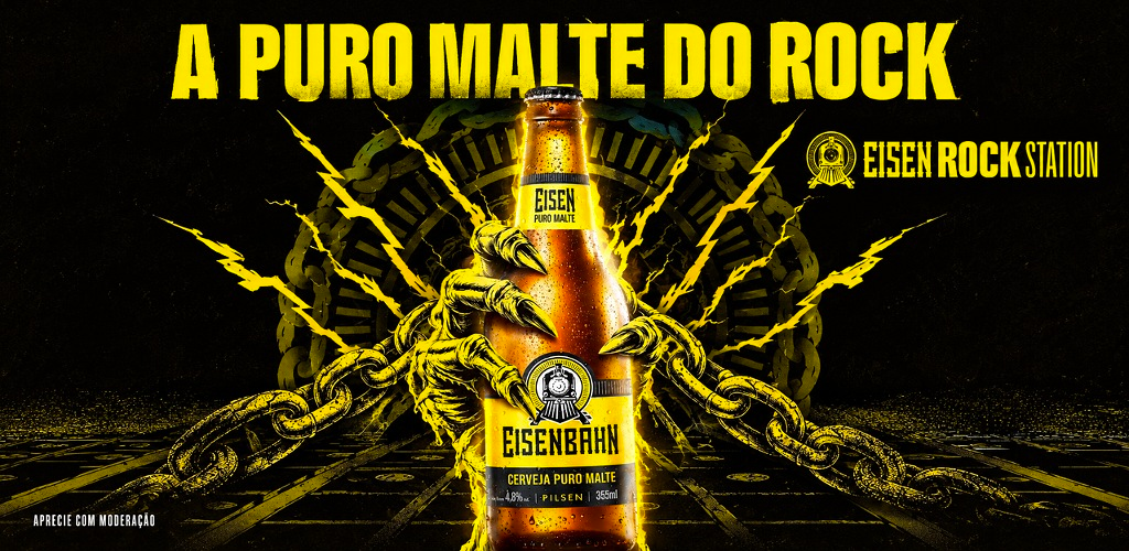Iron Maiden toca em São Paulo neste domingo com patrocínio da Eisenbahn