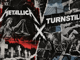 James Hetfield, do Metallica, e Brendan Yates, do Turnstile, em notícia sobre convite recusado e posicionamentos políticos.