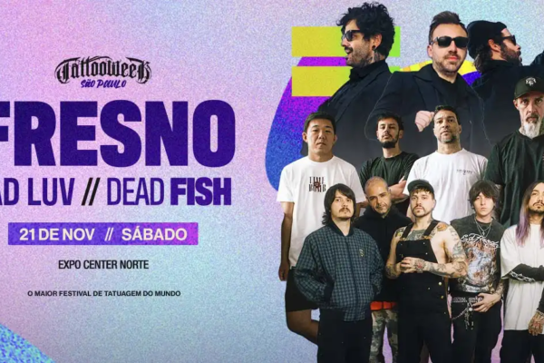 Tattoo Week São Paulo 2026 terá shows de Fresno, Matuê e Dead Fish