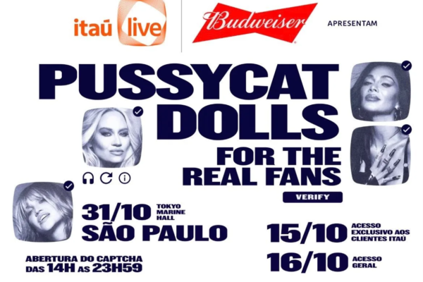 Pussycat Dolls terá show gratuito em São Paulo promovido por Itaú, 30e e Budweiser
