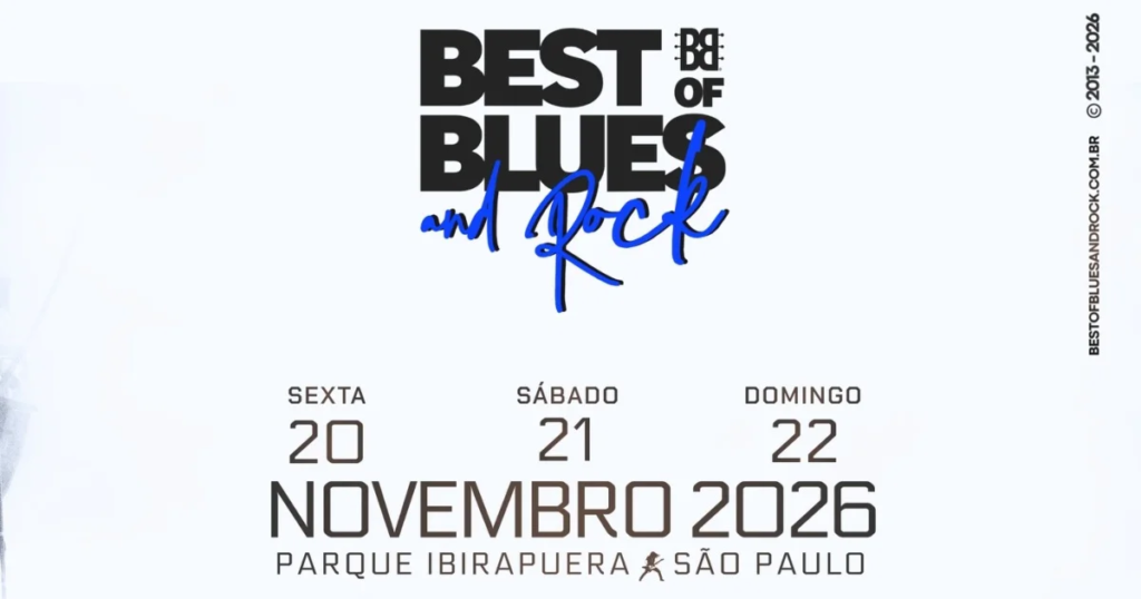 Best of Blues and Rock terá SulAmérica como patrocinadora master pelo segundo ano