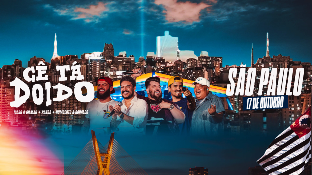 Cê Tá Doido Festival chega a São Paulo neste sábado com Ícaro & Gilmar, Panda e Humberto & Ronaldo
