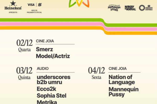 Primavera na Cidade anuncia shows de Nation of Language, Model/Actriz e mais em São Paulo