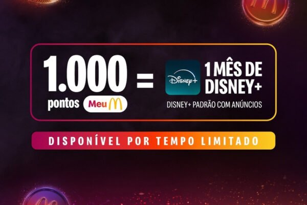 Meu Méqui completa 3 anos com mês grátis de Disney+ em troca de pontos