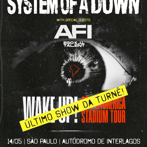 Do nada: System of a Down anuncia terceiro e último show em São Paulo