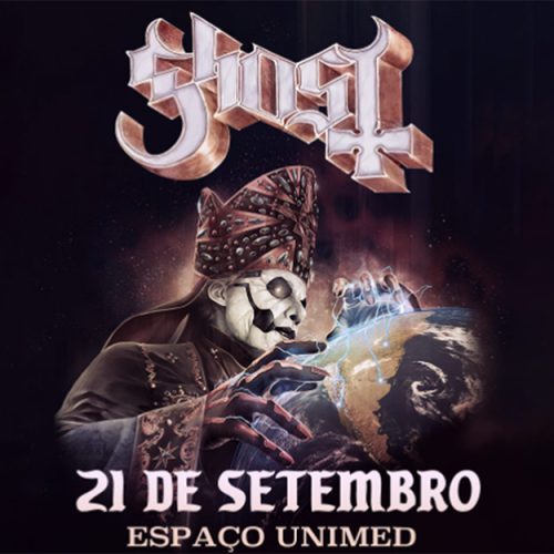 GHOST: Uma das mais importantes bandas de Hard Rock da atualidade chega ao Brasil com show monumental de sua turnê mundial “Re-Imperatour”