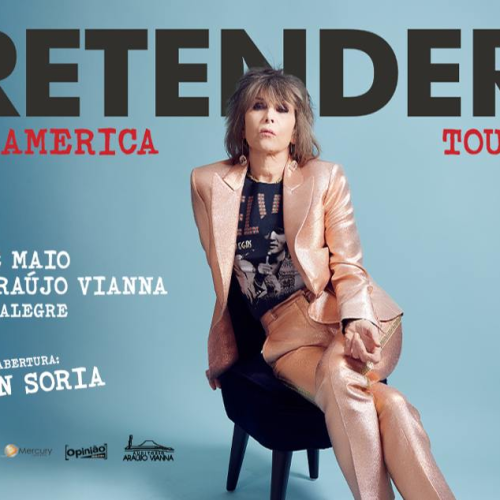 The Pretenders confirma show em Porto Alegre no Auditório Araújo Vianna
