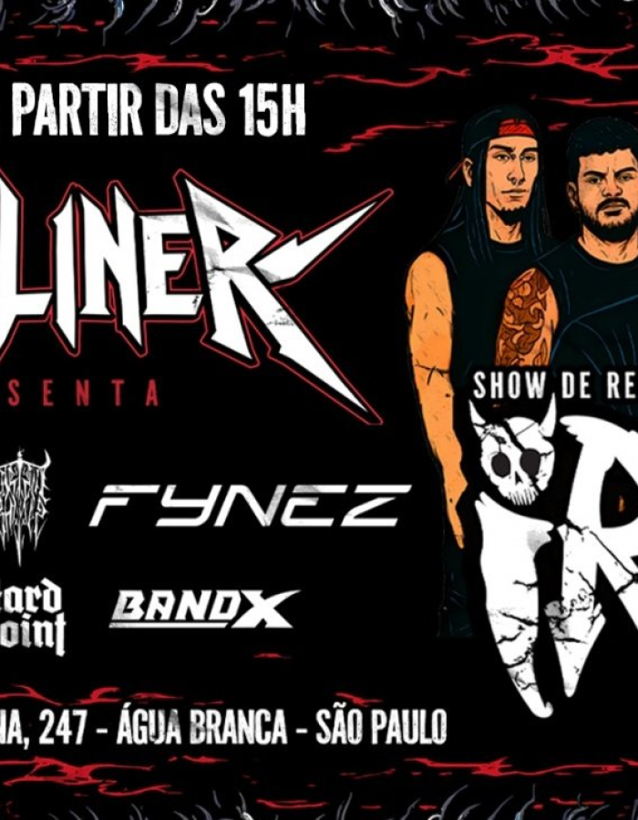 Headliner Produções apresenta show de retorno da Irvin com Fynez, Broad and Sharp e mais