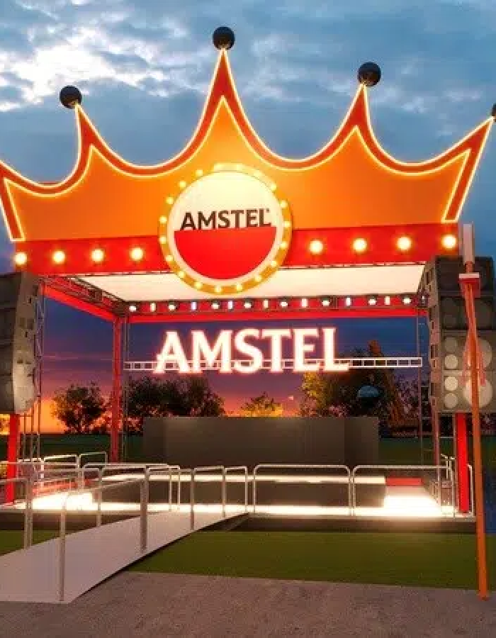 A Amstel anunciou a realização do King’s Day 2026 com eventos gratuitos em duas cidades brasileiras. 
