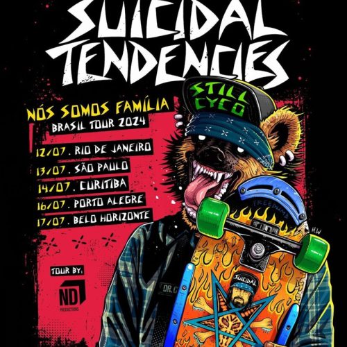 Suicidal Tendencies anuncia datas de shows no Brasil com show gratuito em SP