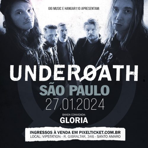Underoath retorna a São Paulo no dia 27 de janeiro